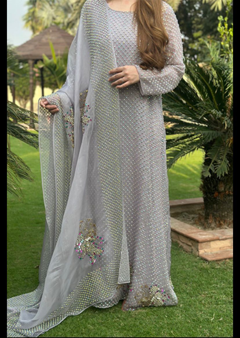 Luxury Pure Organza Maxi